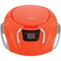 Sylvania Portable CD Player with AM/FM Radio (Orange) SRCD261-B-ORANGE